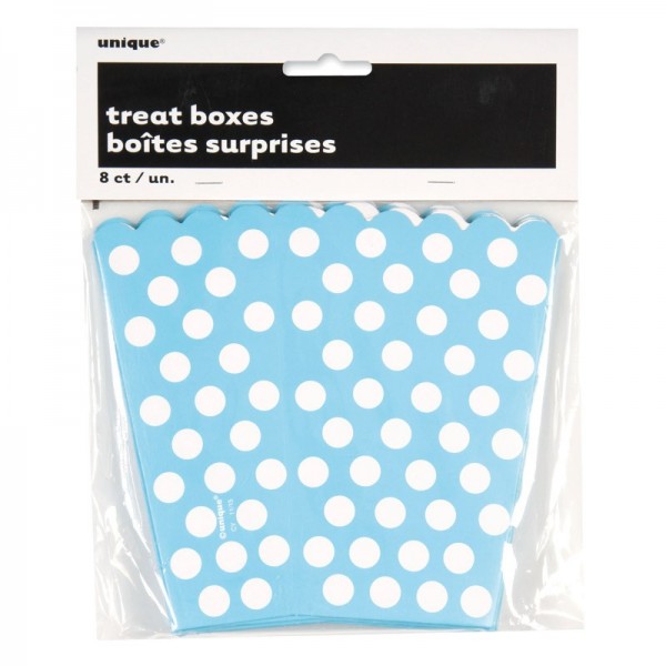 Snack Box Lucy Hellblau Gepunktet 8 Stück