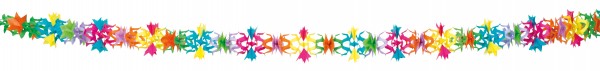 Bunte Beach Partygirlande 6 m