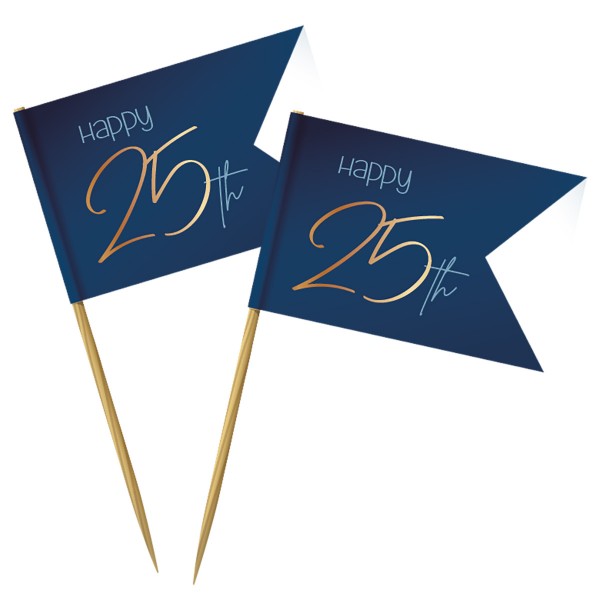 36 Elegant Blue 25th Birthday Party Picker