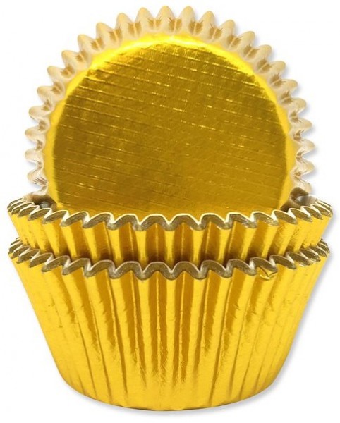 45 Goldene Muffinformen India 4,8cm