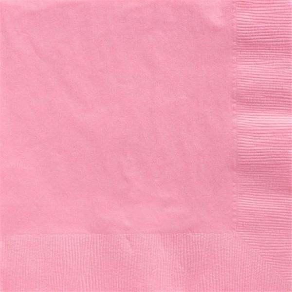 50 Papierservietten hellrosa 40cm