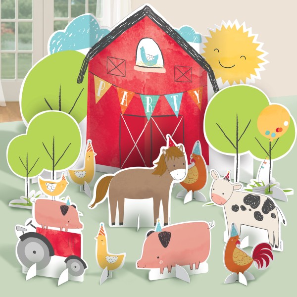 11 Happy Farm Life Tischaufsteller