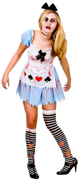 Alice Im Zombieland Damenkostüm