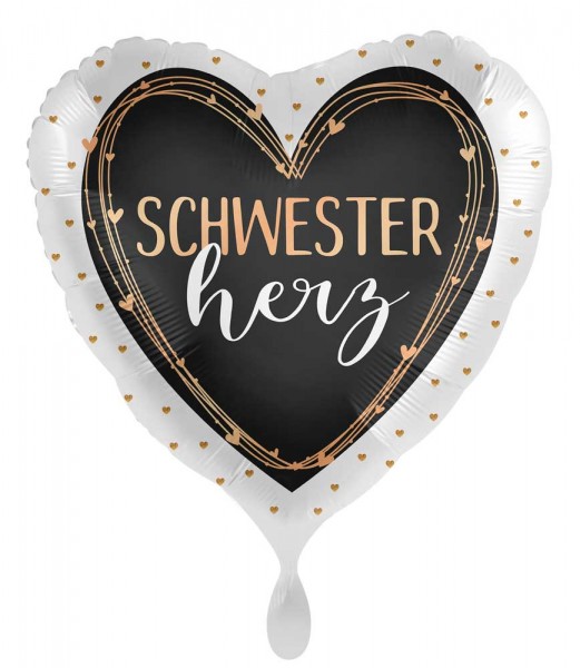 Schwesterherz Folienballon 71cm