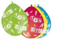 8 Schulstart Luftballons 30cm