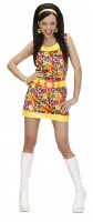 Kurzes Shelby Hippie Kostüm