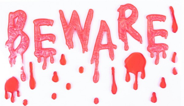 Beware Gel Fensterdeko