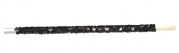 Pailletten Zigarettenspitze Schwarz 30cm 2