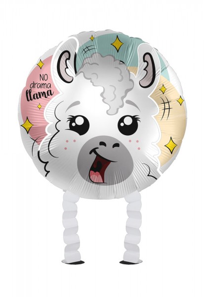 Lama Airwalker Folienballon 43cm