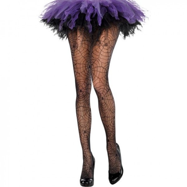 Spinnennetz Strumpfhose für Damen Einheitsgröße S/M