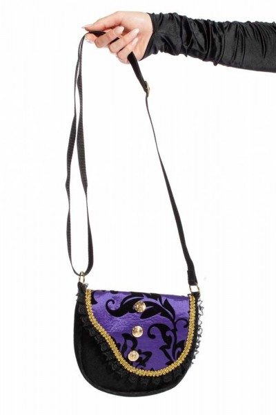 Lila Barock Handtasche Gaia