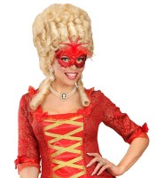 Vorschau: Maskenball Venezia Augenmaske Rot