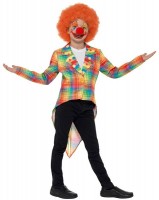 Vorschau: Kunterbunte Clown Jacke für Kinder
