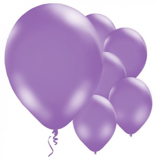 10 Lila Luftballons Passion 28cm