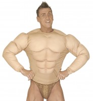 Vorschau: Gepolstertes Muskel Shirt für Herren