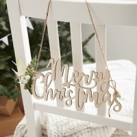 Winterdorf Merry Christmas Schild 27 x 11cm