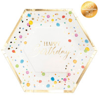 8 buntes Spektakel Eco Pappteller