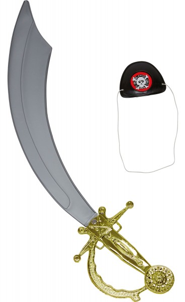 Piraten Säbel & Augenklappe