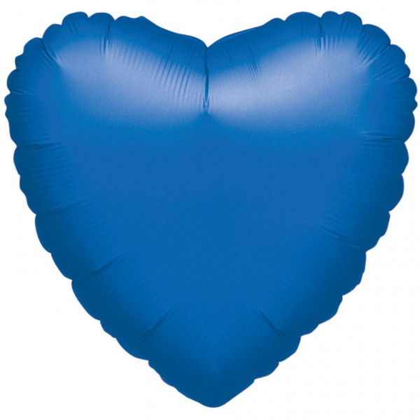Marineblauer Herzballon 43cm