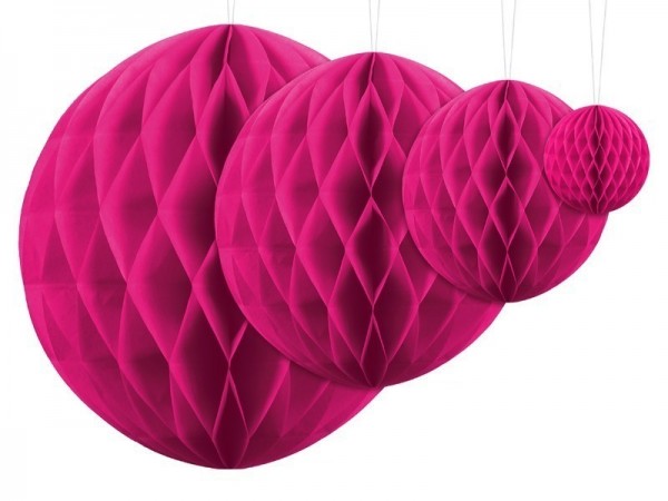 Wabenball Lumina magenta 20cm 2