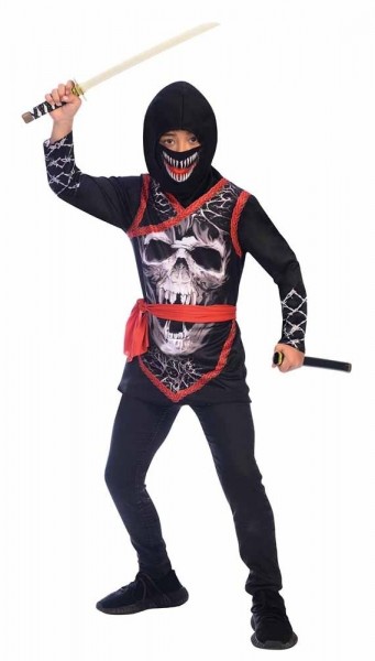 Ninja Totenschädel Kinderkostüm