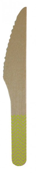 8 Holz Messer Paganini grün