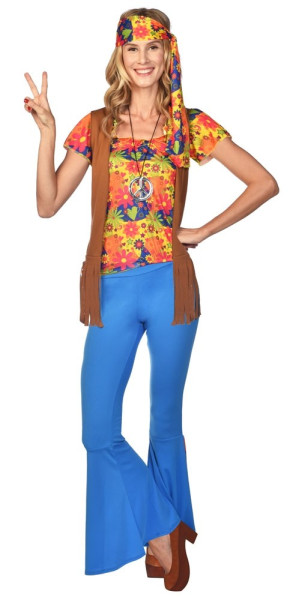 Hippie Girl Clair Damenkostüm 5