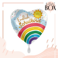 Vorschau: Balloha Geschenkbox DIY Endlich Schulkind Regenbogen XL