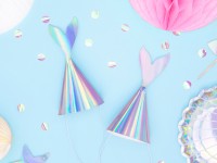 Vorschau: 6 Mermaid Princess Partyhüte 18cm