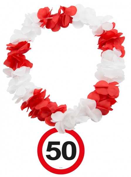 Verkehrsschild 50 Hawaiikette