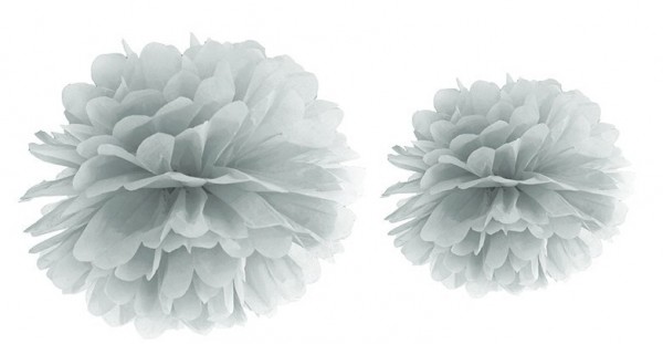 Pompon Romy silber 25cm 2