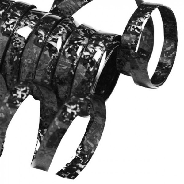 Holografische Luftschlangen schwarz