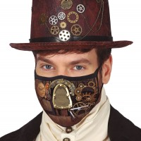 Steampunk Mund-Nase-Maske