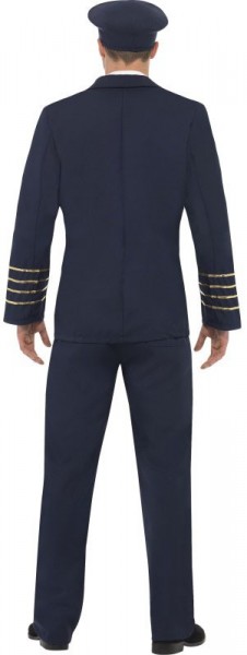 Pilotenkostüm Für Herren Classic Blau 3