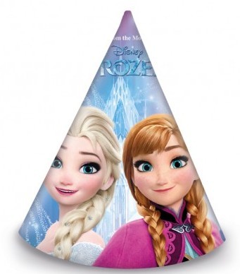 6 Frozen Nordlicht Partyhüte