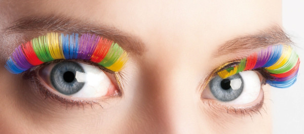 Regenbogen Wimpern