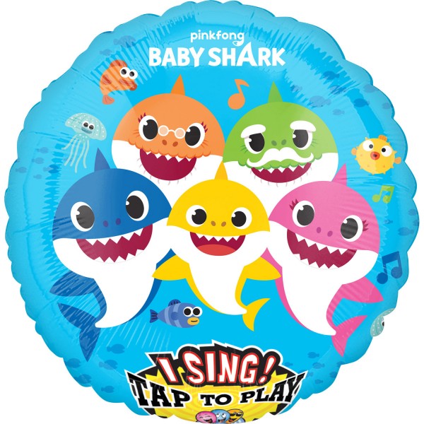 Singing Baby Shark Musikballon 71cm