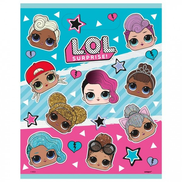 8 LOL High Fashion Mitgebsel Tüten