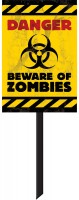 Zombie Town Warnschild 24,7 x 38cm