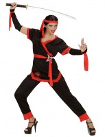 Japanische Ninjalady Damenkostüm