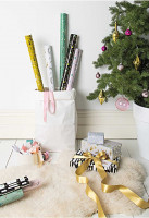 Vorschau: Rosa Christmas Morning FSC Geschenkpapier