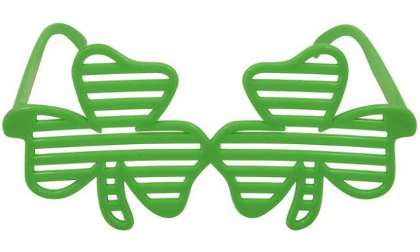 St. Patricks Day Kleeblatt Brille