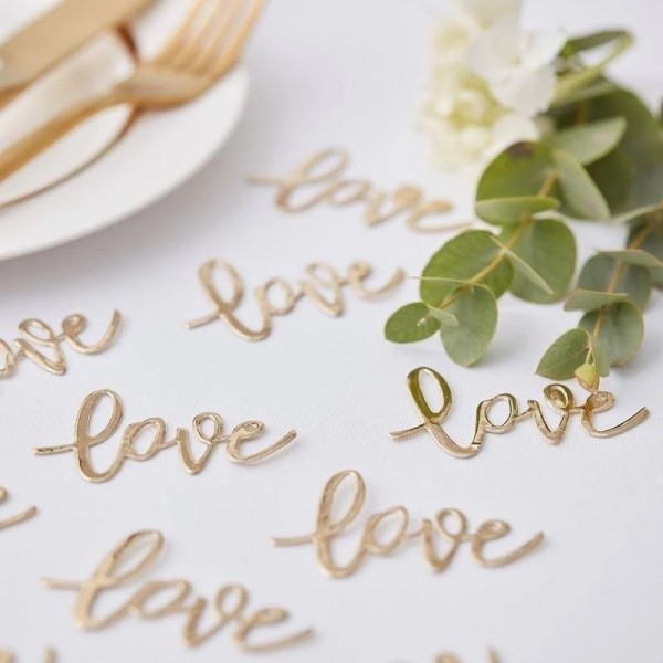 Goldene Wedding Streudeko Love 14g