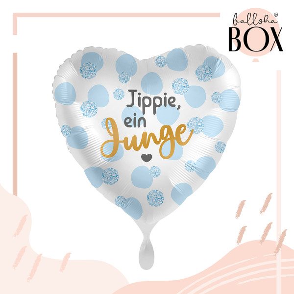 Balloha Geschenkbox DIY Jippie ein Junge XL