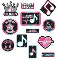 Be Famous Ausschnitte 12-teilig