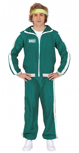 Grüner Todesspiel Jogginganzug für Herren