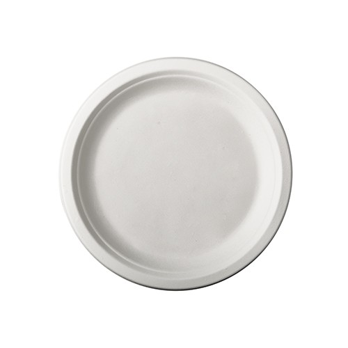 50 Runde Zuckerrohr Teller Tosca 15cm