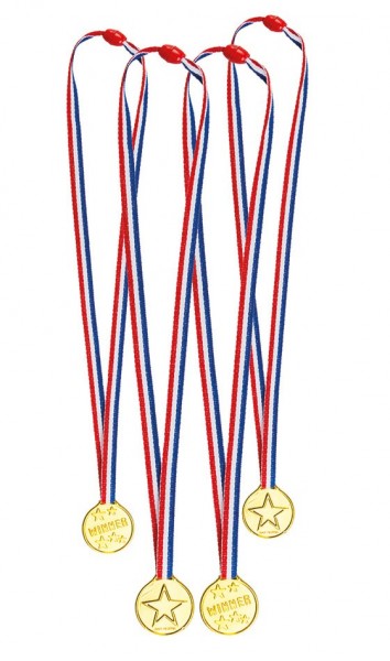 4er Set Medaillen