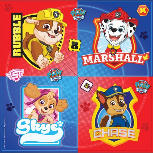 16 Paw Patrol Action Servietten 33cm