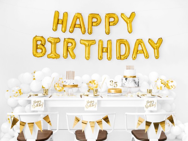 20 Happy Birthday Servietten 33cm 3